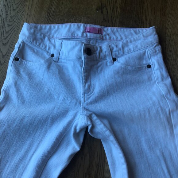 Lilly Pulitzer Aida White Denim Crop Jeans Size 0 - Picture 5 of 15